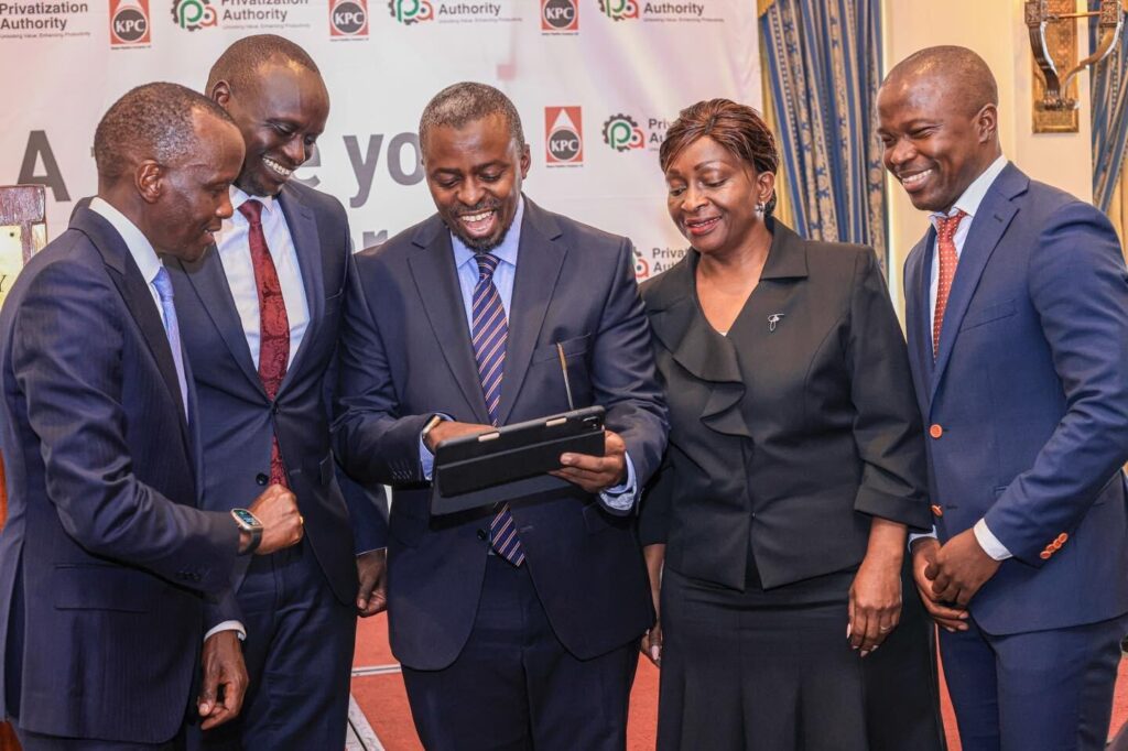 Stakeholders reviewing Kenya Pipeline Company IPO information